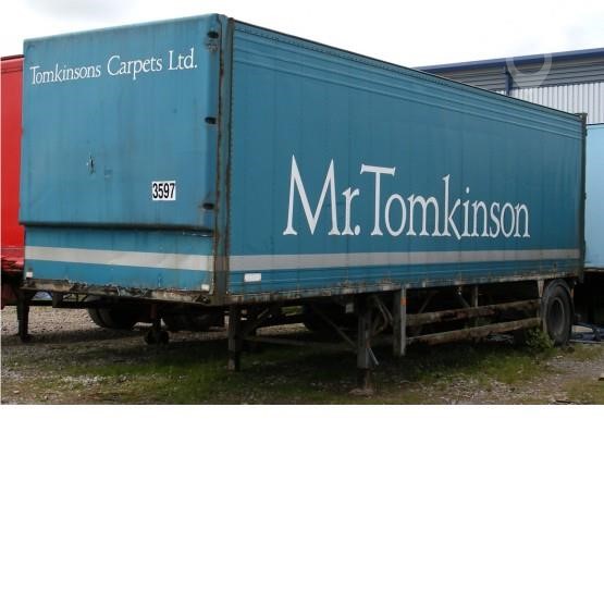 1987 YORK BOX Used Box Trailers for sale