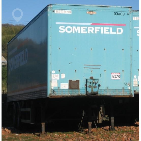 1995 DON BUR 33\\\' BOX TANDEM Used Box Trailers for sale