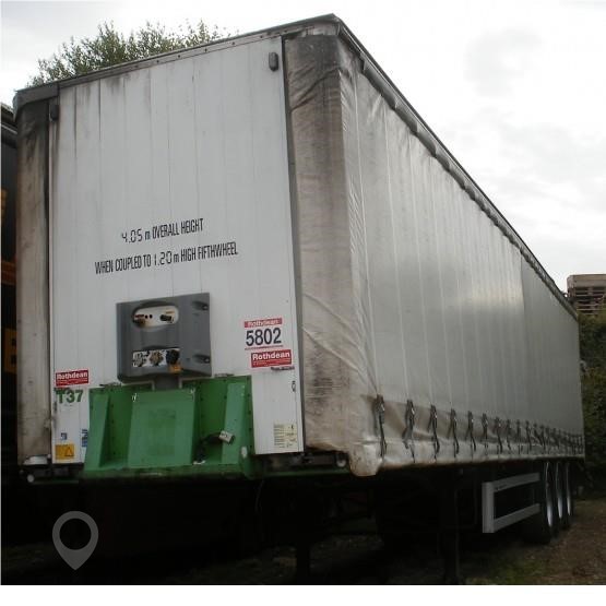 2002 FRUEHAUF C/W TAIL LIFT Used Curtain Side Trailers for sale