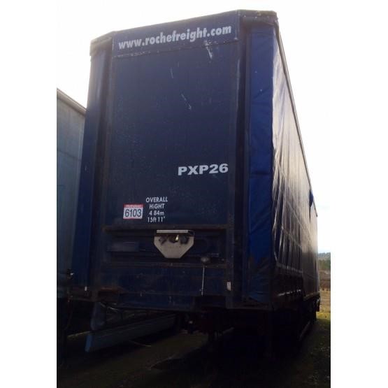 2003 WILSON STEPFRAME Used Curtain Side Trailers for sale