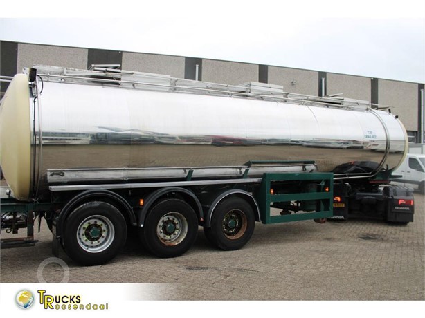 2003 BURG 34.000 LITER + 3X OPENING + RVS304 + ISOLATED Used Food Tanker Trailers for sale