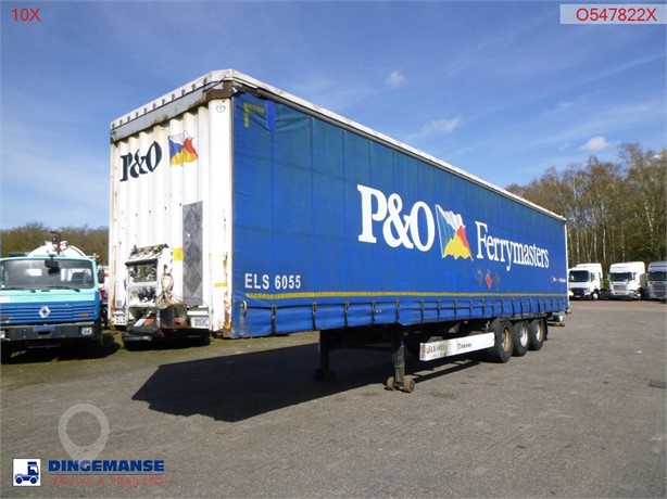 2012 KRONE CURTAIN SIDE TRAILER SD Used Curtain Side Trailers for sale