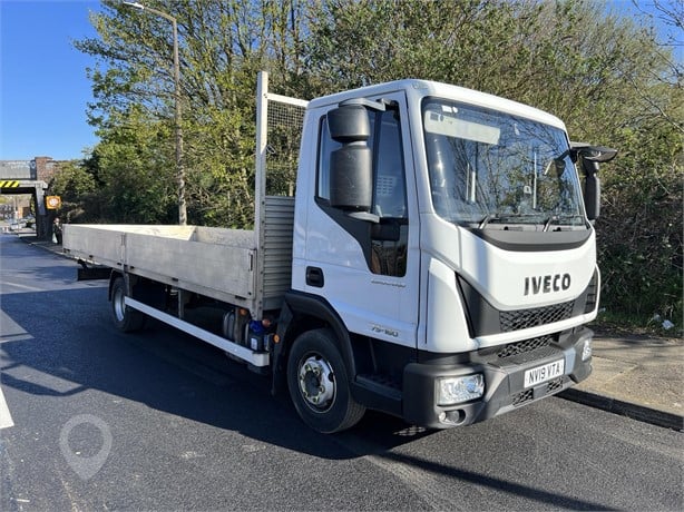2019 IVECO EUROCARGO 75-160 Used Dropside Flatbed Trucks for sale
