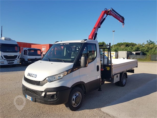 2016 IVECO DAILY 35C15 Used Dropside Crane Vans for sale