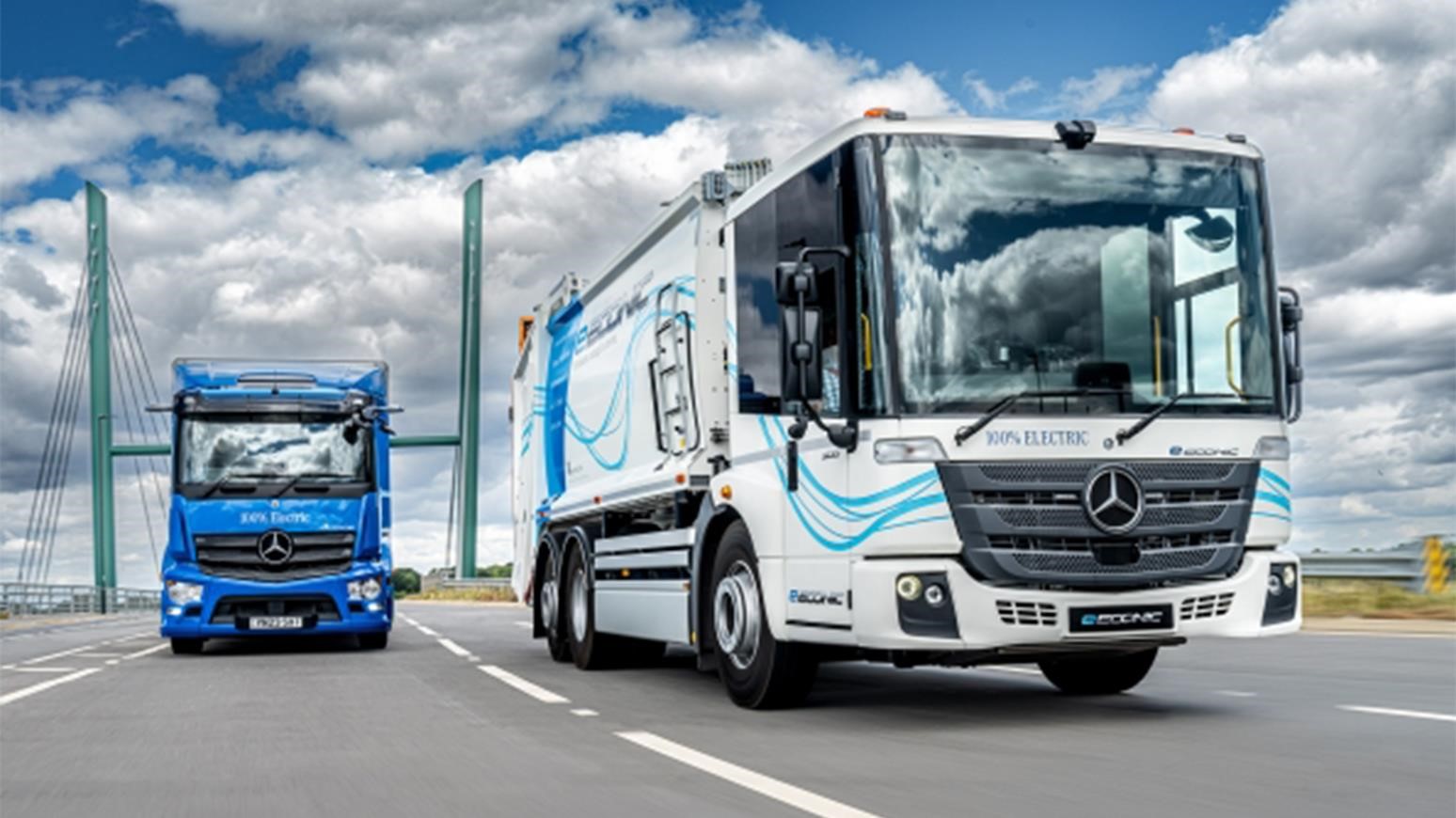 All-Electric eEconic Leads The Mercedes-Benz Charge At Road Transport Expo