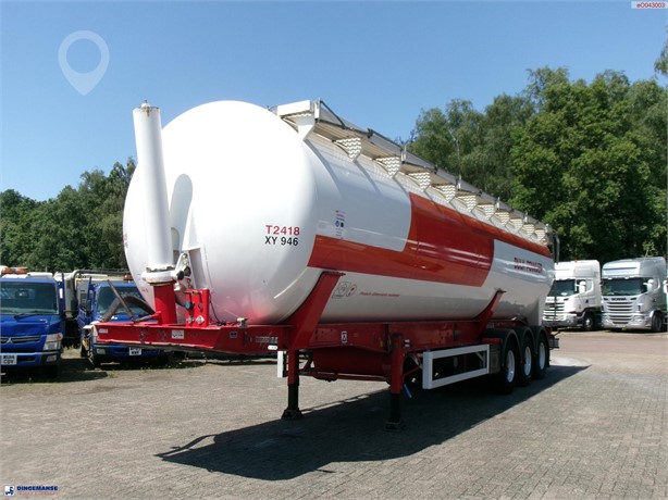 2010 FELDBINDER Powder tank alu 60 m3 (tipping) Used Powder Tanker Trailers for sale