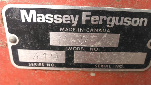 MASSEY FERGUSON 25 For Sale in Hop Bottom, Pennsylvania | TractorHouse.com