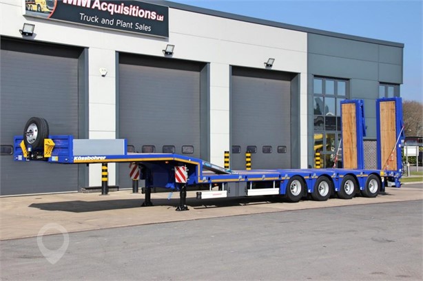 2024 KÄSSBOHRER 4 AXLE NON-EXTENDABLE REAR STEER LOW LOADER TRAILE New Low Loader Trailers for sale