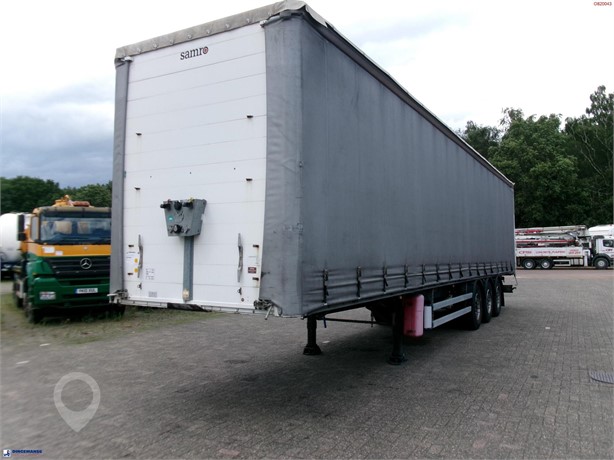 2008 SAMRO CURTAIN SIDE TRAILER 89 M3 Used Curtain Side Trailers for sale