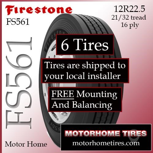 FIRESTONE 12R22.5 New Tyres Truck / Trailer Components for sale