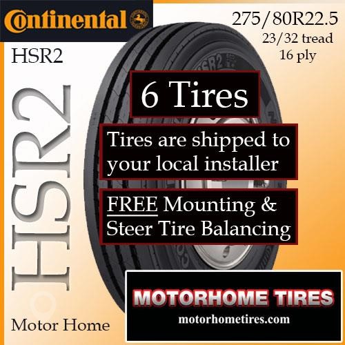 CONTINENTAL 275/70R22.5 New Tyres Truck / Trailer Components for sale