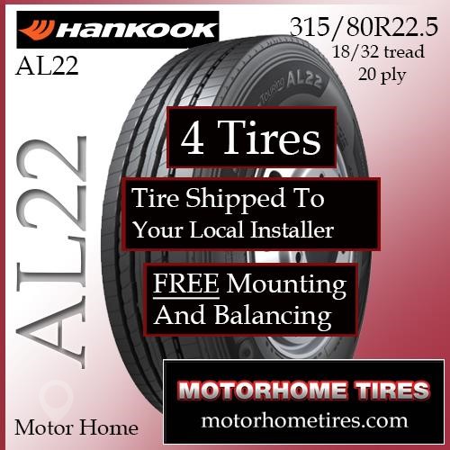 HANKOOK 315/80R22.5 New Tyres Truck / Trailer Components for sale