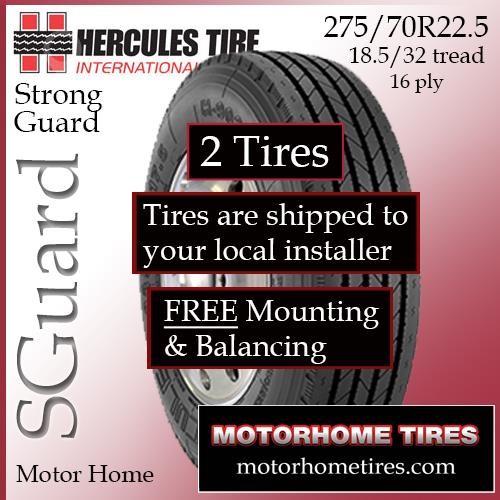 HERCULES 275/70R22.5 New Tyres Truck / Trailer Components for sale