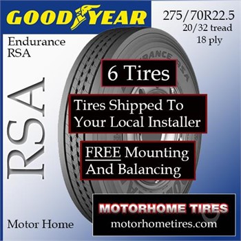 GOODYEAR 275/70R22.5 New Tyres Truck / Trailer Components for sale