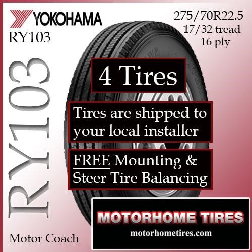 YOKOHAMA 275/70R22.5 New Tyres Truck / Trailer Components for sale