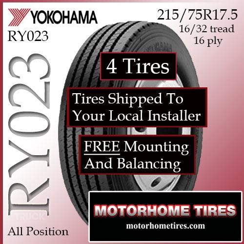 YOKOHAMA 215/75R17.5 New Reifen LKW- / Anhängerkomponenten zum verkauf
