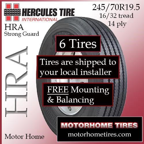HERCULES 245/70R19.5 New Tyres Truck / Trailer Components for sale