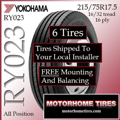 YOKOHAMA 215/75R17.5 New Reifen LKW- / Anhängerkomponenten zum verkauf