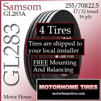 SAMSON 255/70R22.5 New Tyres Truck / Trailer Components for sale