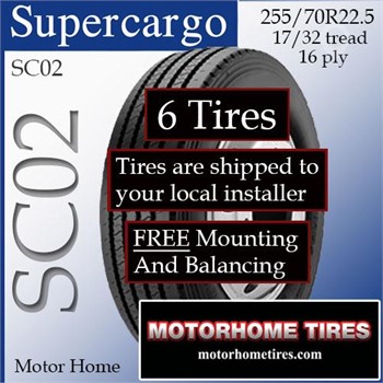 SUPERCARGO 255/70R22.5 New Tyres Truck / Trailer Components for sale