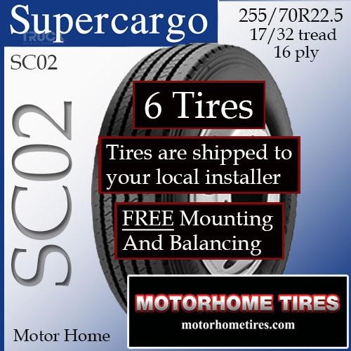 SUPERCARGO 255/70R22.5 New Reifen LKW- / Anhängerkomponenten zum verkauf