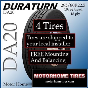 DURATURN 295/80R22.5 New Tyres Truck / Trailer Components for sale