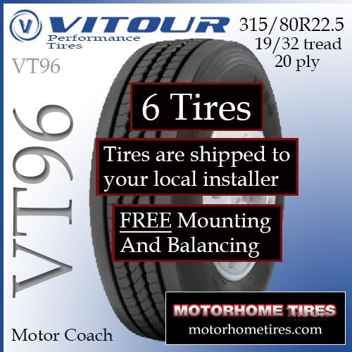 VITOUR 315/80R22.5 New Reifen LKW- / Anhängerkomponenten zum verkauf