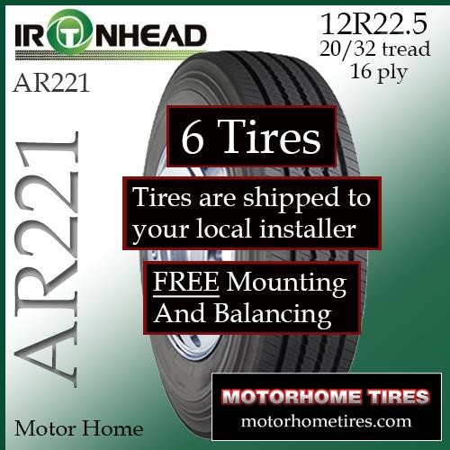 IRONHEAD 12R22.5 New Tyres Truck / Trailer Components for sale