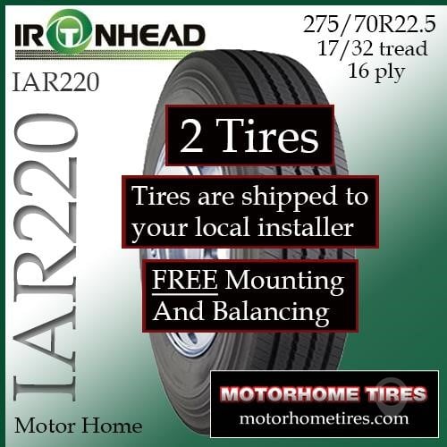IRONHEAD 275/70R22.5 New Tyres Truck / Trailer Components for sale