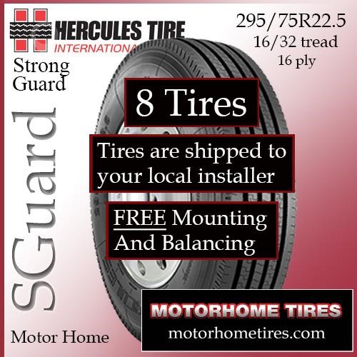 HERCULES 295/75R22.5 New Tyres Truck / Trailer Components for sale