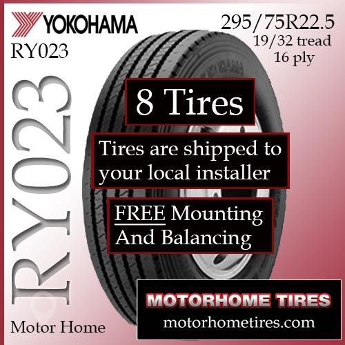 YOKOHAMA 295/75R22.5 New Tyres Truck / Trailer Components for sale