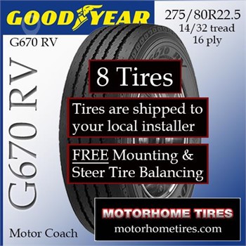 GOODYEAR 275/80R22.5 New Tyres Truck / Trailer Components for sale