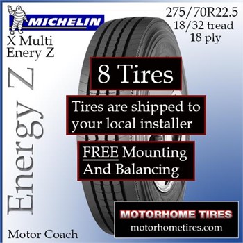 MICHELIN 275/70R22.5 New Tyres Truck / Trailer Components for sale