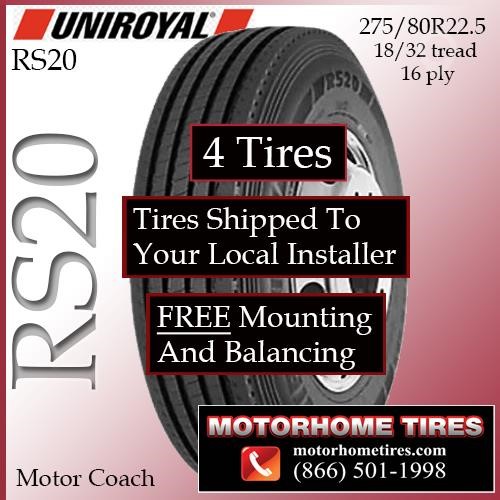 UNIROYAL 275/80R22.5 New Tyres Truck / Trailer Components for sale