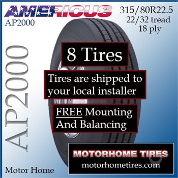 AMERICUS 315/80R22.5 New Tyres Truck / Trailer Components for sale