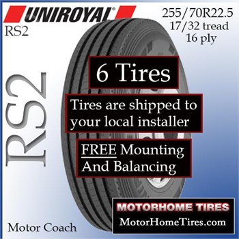 UNIROYAL 255/70R22.5 New Tyres Truck / Trailer Components for sale