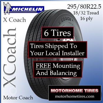 295/80R22.5 MICHELIN New Tyres Truck / Trailer Components for sale
