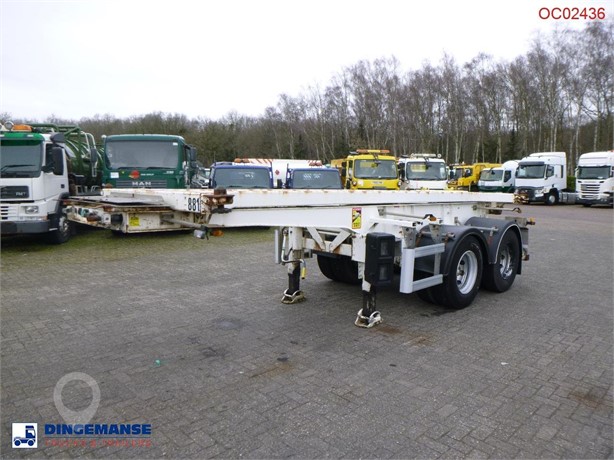 2005 ROBUSTE KAISER 2-AXLE CONTAINER CHASSIS 20 FT. + TIPPING Used Skeletal Trailers for sale