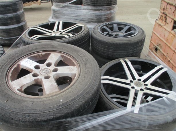 ASSORTED RIMS & TIRES Used Tyres Truck / Trailer Components auction results