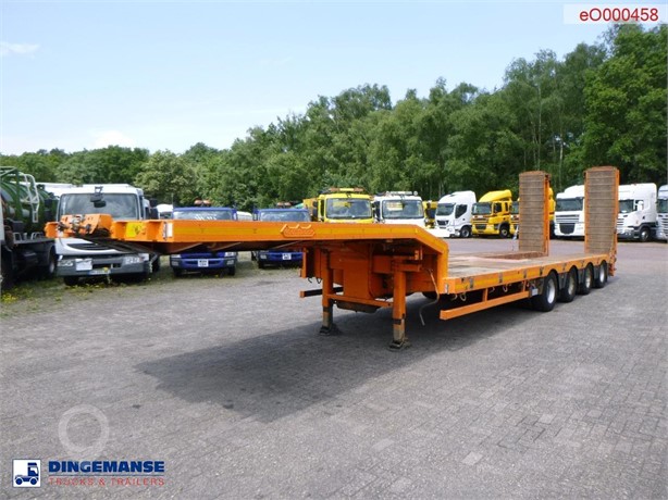 2012 NOOTEBOOM 4-AXLE LOWBED TRAILER OSD-73-04 Used Low Loader Trailers for sale