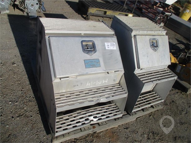 ALUMINUM TRUCK TRACTOR TOOL BOXES Used Tool Box Truck / Trailer Components auction results