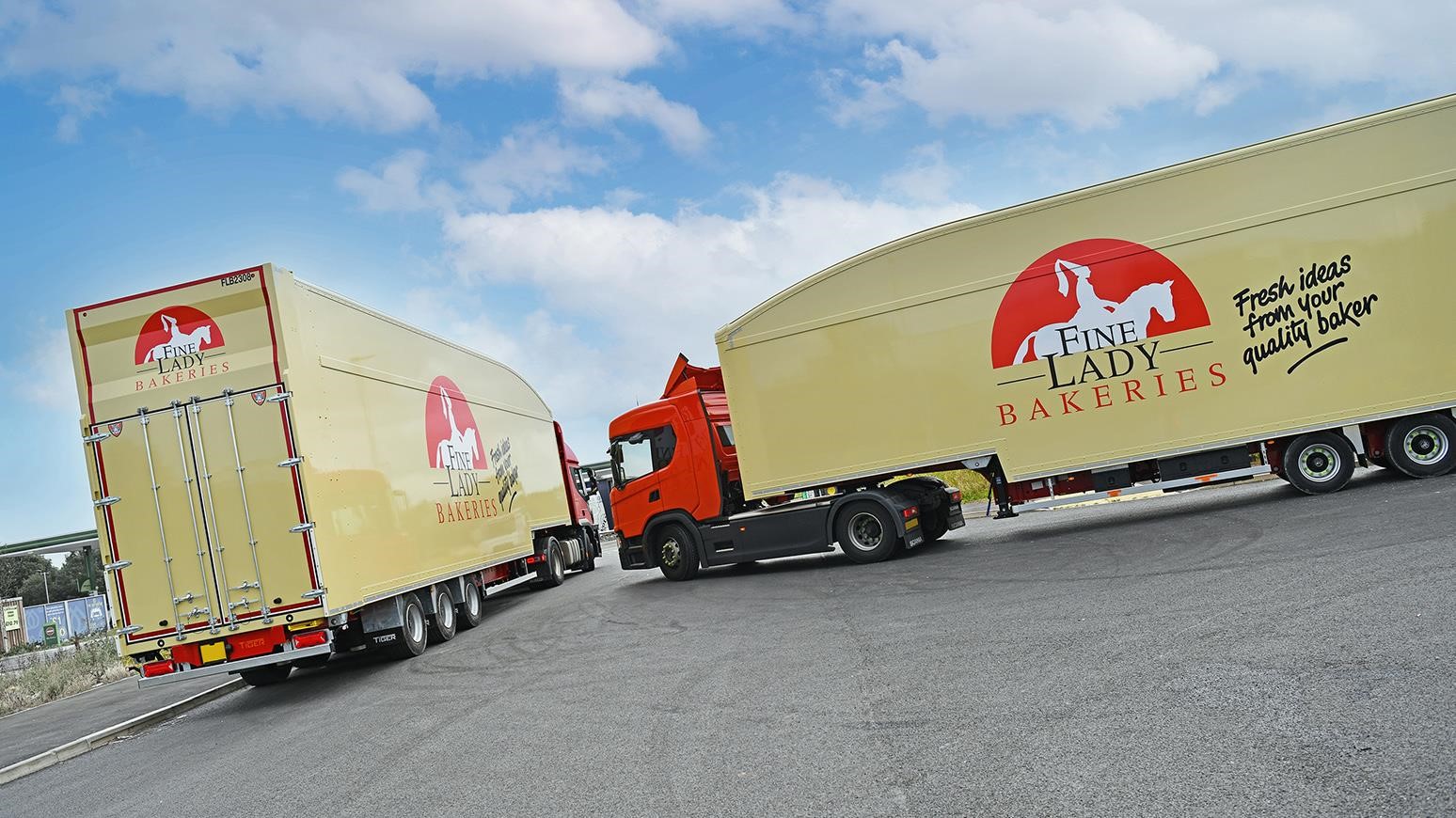 Fine Lady Bakeries Receives Its 1st Batch Of 8 Double-Deck Tiger Trailers