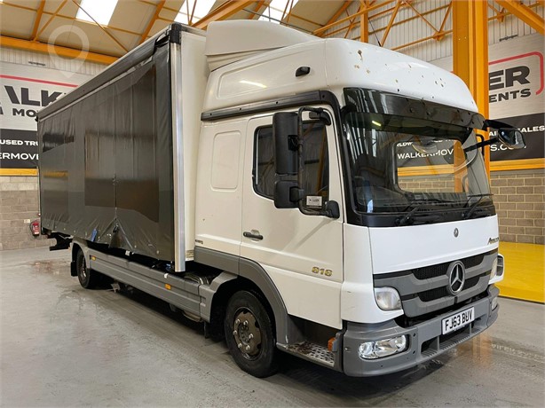 2013 MERCEDES-BENZ AXOR 1829 Used Curtain Side Trucks for sale