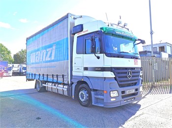 2009 MERCEDES-BENZ ACTROS 1848 Used Curtain Side Trucks for sale