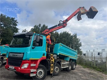 2018 DAF CF75.310 Gebruikt Vrachtwagen met Grijper-Kraan te koop