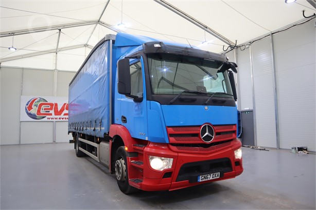 2017 MERCEDES-BENZ ANTOS 1824 Used Curtain Side Trucks for sale