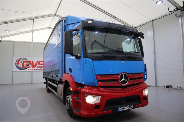 2017 MERCEDES-BENZ ANTOS 1824 Used Curtain Side Trucks for sale