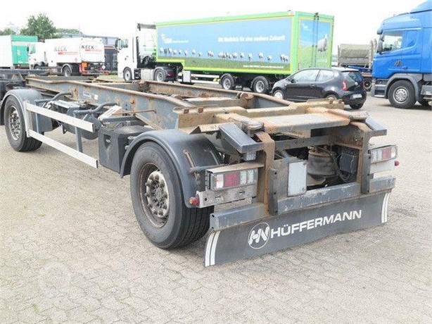 2005 HÜFFERMANN HSA 18.70, CONTAINER, SCHLITTEN, SAF, LUFTFED. Used Tipper Trailers for sale