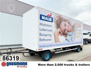 2009 SOMMER AG10T-100-AL AG10T-100-AL, 52 CBM LICHTDACH Used Box Trailers for sale