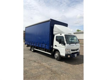 2019 MITSUBISHI FUSO CANTER 7C18 Used Curtain Side Trucks for sale